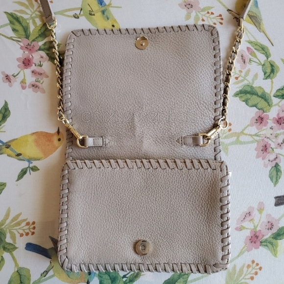 Tory Burch Marion Combo Crossbody - Silver Maple - Picture 7 of 14